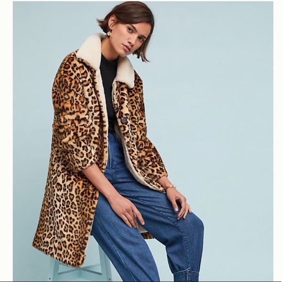 Anthropologie Jackets & Blazers - Anthropologie Leopard Coat